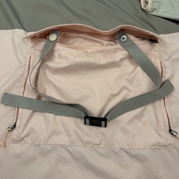 The North Face Class V Pathfinder 1/2 Zip Hooded Pullover Jacket Women's L Pink - Picture 4 of 12